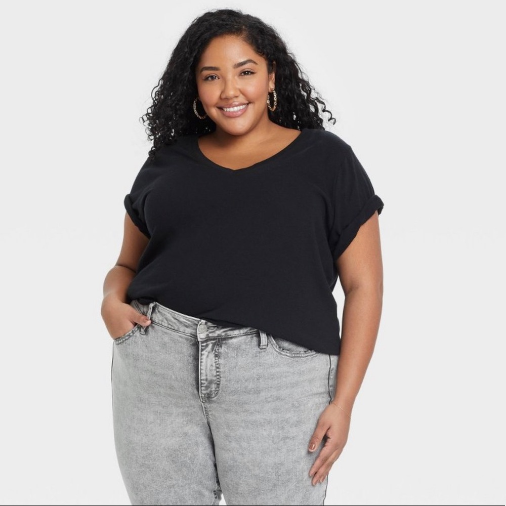 Ava + Viv V-Neck Tee